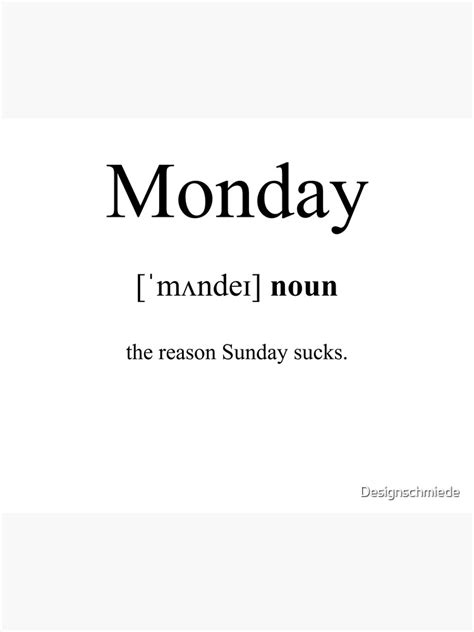 till monday meaning.